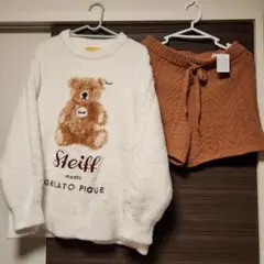 ジェラートピケ　シュタイフ　ロータス　セット