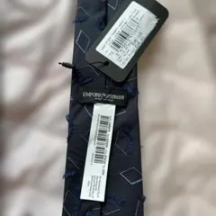 新品 EMPORIO ARMANI ネクタイ ネイビー