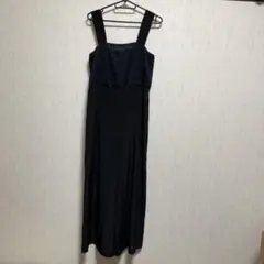 【nano&co】オーバーオール　サロペット　黒　M