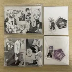 ブルーロック プリンセスカフェ アクリルブロック　凪誠士郎　御影玲王 4点