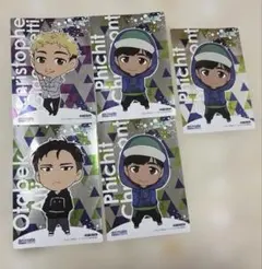 ユーリ!!! on ICE アニメイト特典 メタルブロマイド 5枚セット