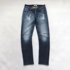 美品 PMDS ストレッチデニムパンツ ボトム ジーンズ カジュアル シンプルのサムネイル