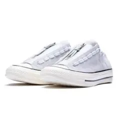 26.5cm コンバース チャックテイラー ジップ グレー スエード