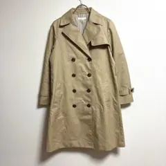 ✨良品✨ ザショップティーケー【Ｍ】トレンチコート ダブルボタン ベージュのサムネイル