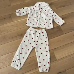 ハート柄パジャマセット 110cm