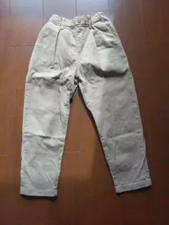 【UNIQLO】レギュラーフィットイージーパンツ 130cm　ベージュ