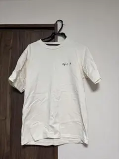 agnès b. アイボリー Tシャツ Tサイズ