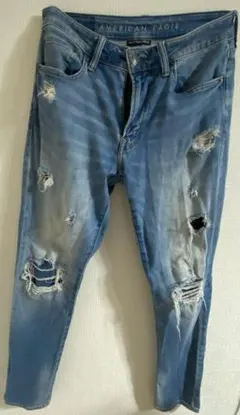 AMERICAN EAGLE AirFlex ダメージデニム 31×32のサムネイル