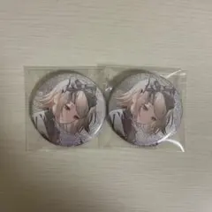 プロセカ　鏡音リン　44C グリッター缶バッジ　2点セット