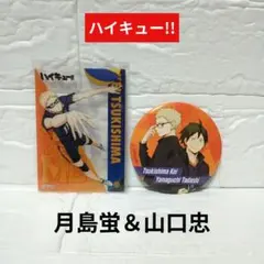 ハイキュー!!　月島蛍　山口忠　カード　トレカ　ミラー　２個セット