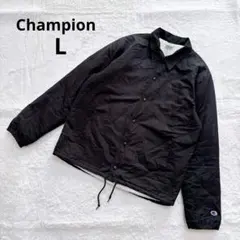 チャンピオン コーチジャケット ナイロン ジャケット L ブラック ボア 裏起毛