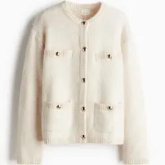 H&M ポケットディテールカーディガン Lサイズ