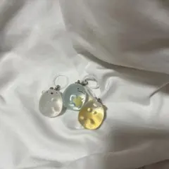 すみっコぐらしめじるしアクセサリー しろくま ねこ とかげ