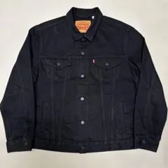 極美品✨Lリーバイス 72334 ブラックデニムジャケット70506型