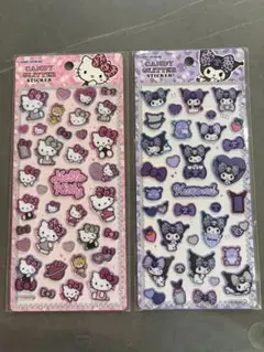 キャンディーグリッターシール キティ クロミ 2種類セット 正規品