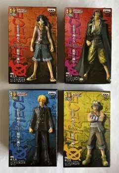 ワンピース 組立式 ハイスペックカラー リングフィギュア１ 全4種