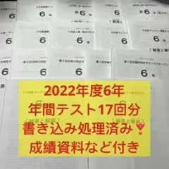 2026年最新】サピックス 6年 年間テストの人気アイテム - メルカリ