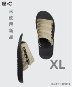 t*y様 【未使用新品】UNIQLO-C スライドサンダル　ベージュXLのサムネイル