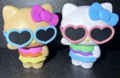 ハローキティ フィギュア 2体セット ハートサングラス