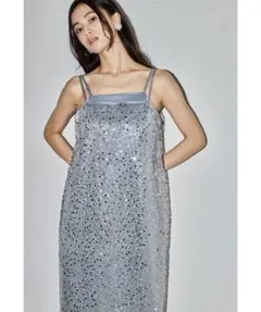 ANDRESD 新品タグ付き　キラキラスパンコールドレス / kirakira