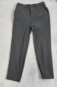 GU テーパードパンツ（グレー・Sサイズ）