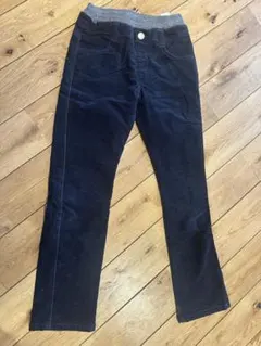 ネイビー ストレートパンツ サイズ140