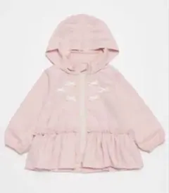 新品　プティマイン ぺプラム　ウィンブレ　アウター　ジャンパー　100cm