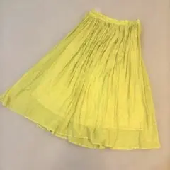 イエロー　フレアスカートのサムネイル