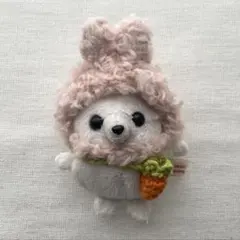 ぬい服 うさぎさんお出かけセット あざらし ミニビーンズ