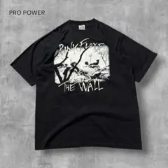 2857古着ピンクフロイドPRO POWERバンドTシャツ好デザインブラックXL