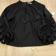 OPAQUE.CLIP 黒ブラウス　Mサイズ