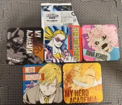 僕のヒーローアカデミア アートコースター　ヒロアカ　原画展　5枚セット