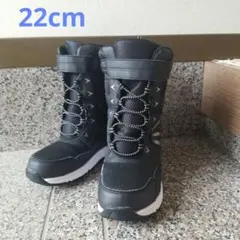 CHARKIES 黒 スノーブーツ　22センチ