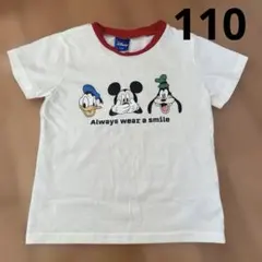 ミッキー 半袖 カットソー Tシャツ 110 ディズニーのサムネイル