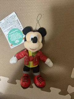 （新品未使用）ミッキーマウス ぬいぐるみ 赤いジャケット