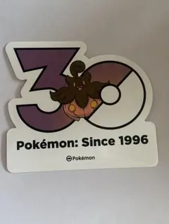 韓国限定】 ヤバソチャ ポケモン ポップアップ 30周年ステッカー ①