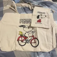 PEANUTS トートバッグ&巾着　スヌーピー　素敵なあの人付録