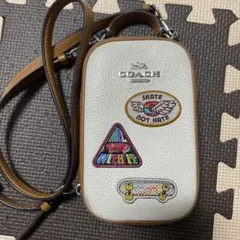 COACH スケートボードパッチ ショルダーバッグ