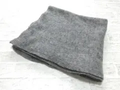 美品 送料込み ケーティーキヨコタカセ グレー ウール ニット ストール 日本製