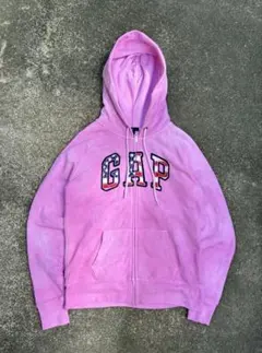 00s OLD GAP zip up hoodie ピンク Y2K - メルカリ