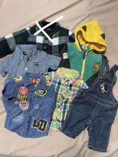 REVERFIT チェック柄ジャケットとZoonyフード付きジャケットセット