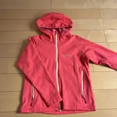 montbell フード付きピンクジャケット