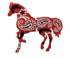 馬のモチーフ ワッペン