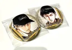 テニスの王子様　テニプリ　真田弦一郎　柳蓮二　缶バッジ　原画展　セット