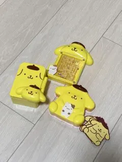 ポムポムプリン　ハッピーセット3点