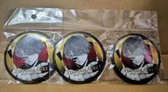 桃源暗鬼 無陀野無人 メタリック缶バッジ TSUTAYA 　3個