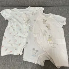半袖ロンパース2点セット　ミッキー　ディズニーベビー　サイズ70