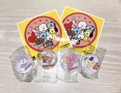 BT21 缶バッジ ステッカー くら寿司