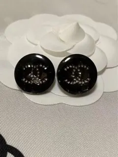 シャネル　ヴィンテージ　チャーム　ボタン　2個