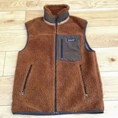 Patagonia パタゴニア フリースベスト XS 茶色 ブラウン
